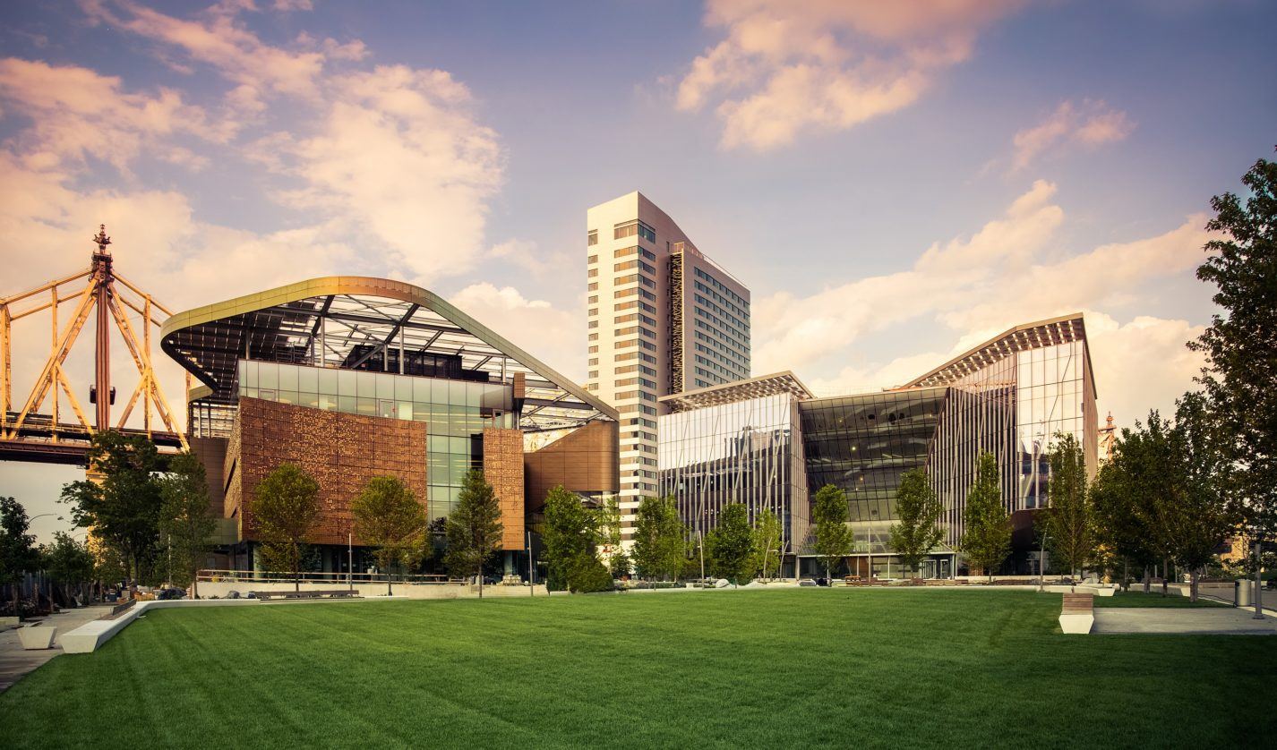 Exterior view of Cornell Tech campus