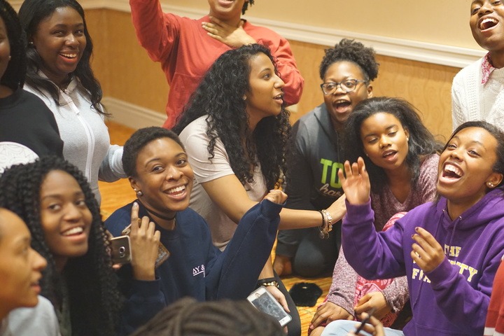 Members of Les Femmes de Substance at last year's annual retreat