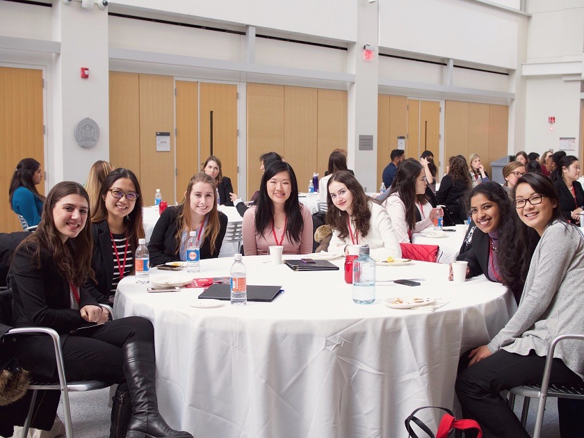 Students at healthcare leadership symposium