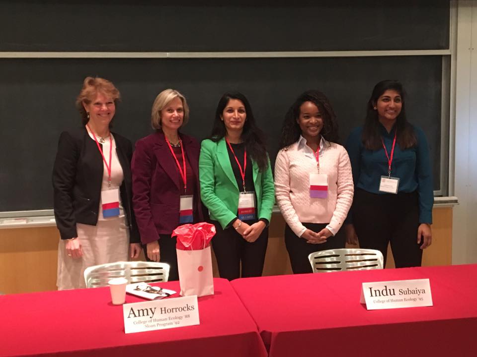 Student panelists at symposium