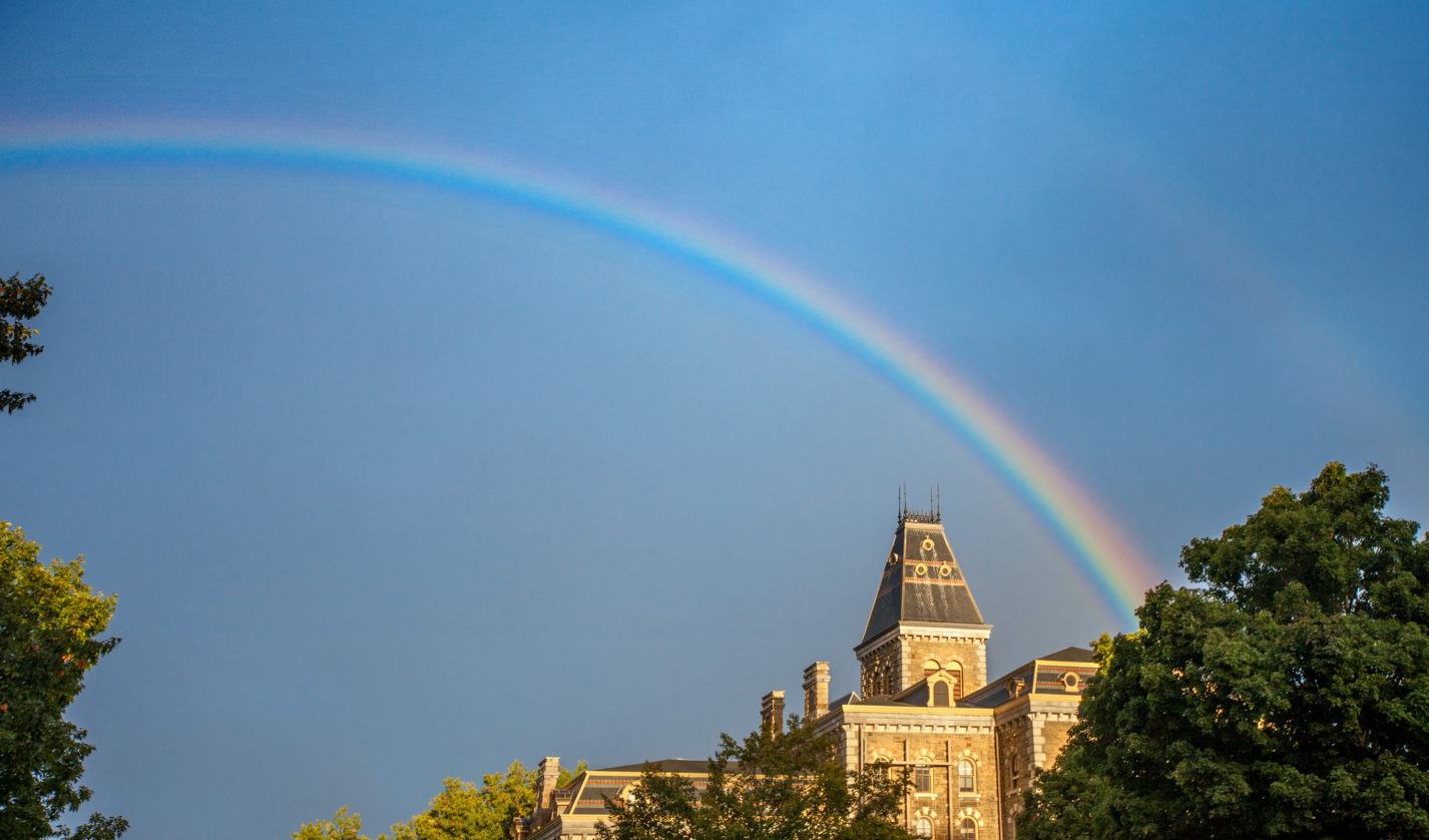 Rainbow over McGraw Hall