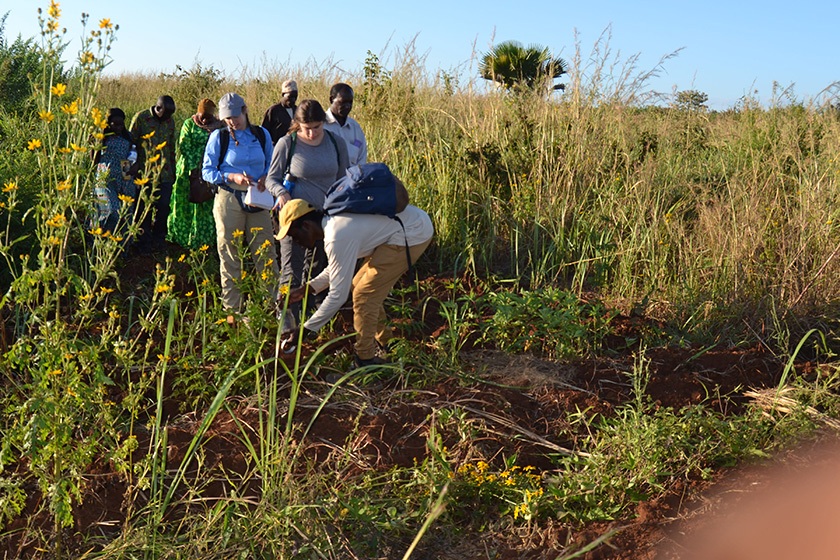 Engineers Without Borders-Cornell team members in Sunuka, Tanzania