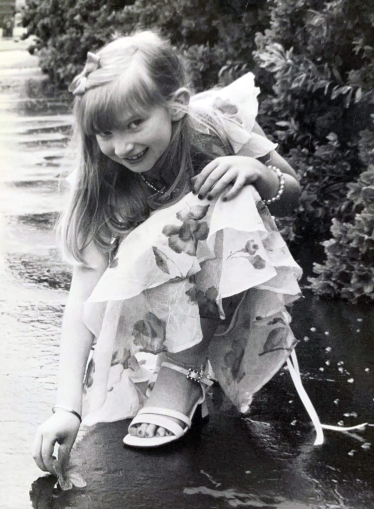 Childhood photo of Hopkins-Hensley 