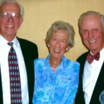 Dick Miller ’56, MBA ’58, Betty Miller Francis ’47, and Peter P. Miller, Jr. ’44, MBA ’48.
