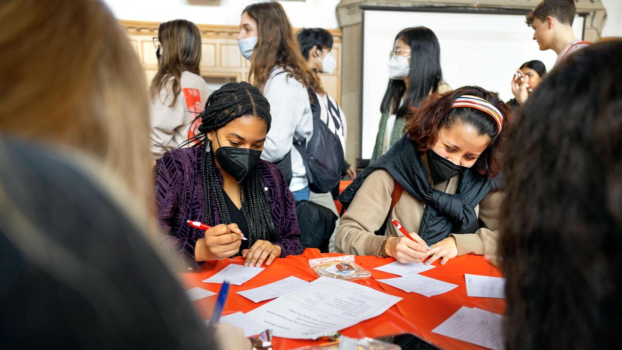 Giving Day in Willard Straight Hall