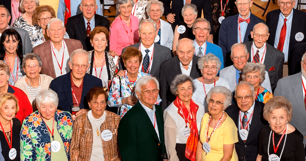 large group photo for the class of 1951