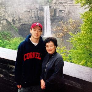 Alan and Helen visited Taughannock Falls during graduation week, 2003