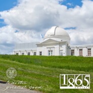 Fuertes Observatory in spring
