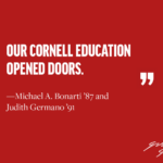 quote our cornell education open doors