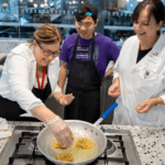 The $10 million gift will support research and programs in the emerging field of precision nutrition. Above, the Discovery Kitchen, which offers experiential learning opportunities for students on the role of nutrition in human health and well-being