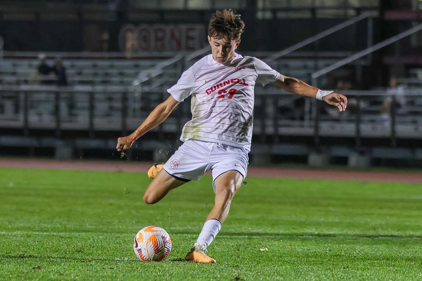 Last year, freshman forward Alex Harris '27 was named the unanimous Ivy League Rookie of The Year, marking the second year in a row that a Cornellian has captured the award.