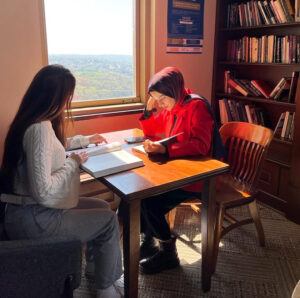 Mursal and her sister Marwa study English at Chatham University in Pittsburgh, Pennsylvania.