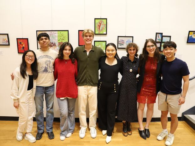 Members of Art Beyond Cornell at the 2024 Spring Gallery event