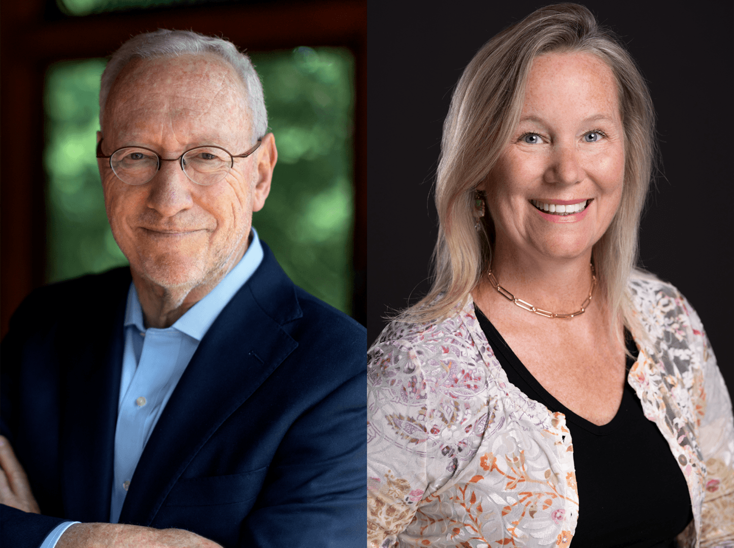 Interim President Michael I. Kotlikoff and Christy Pambianchi '90