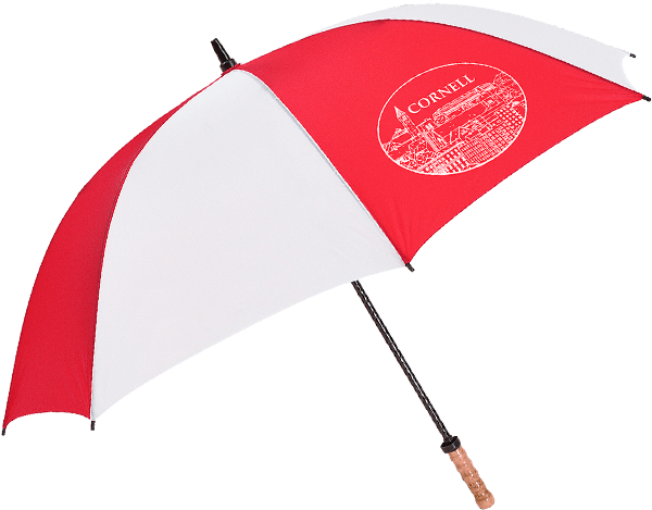 <strong>Golf umbrella</strong><br>Rain or shine, show off your Cornell connection!