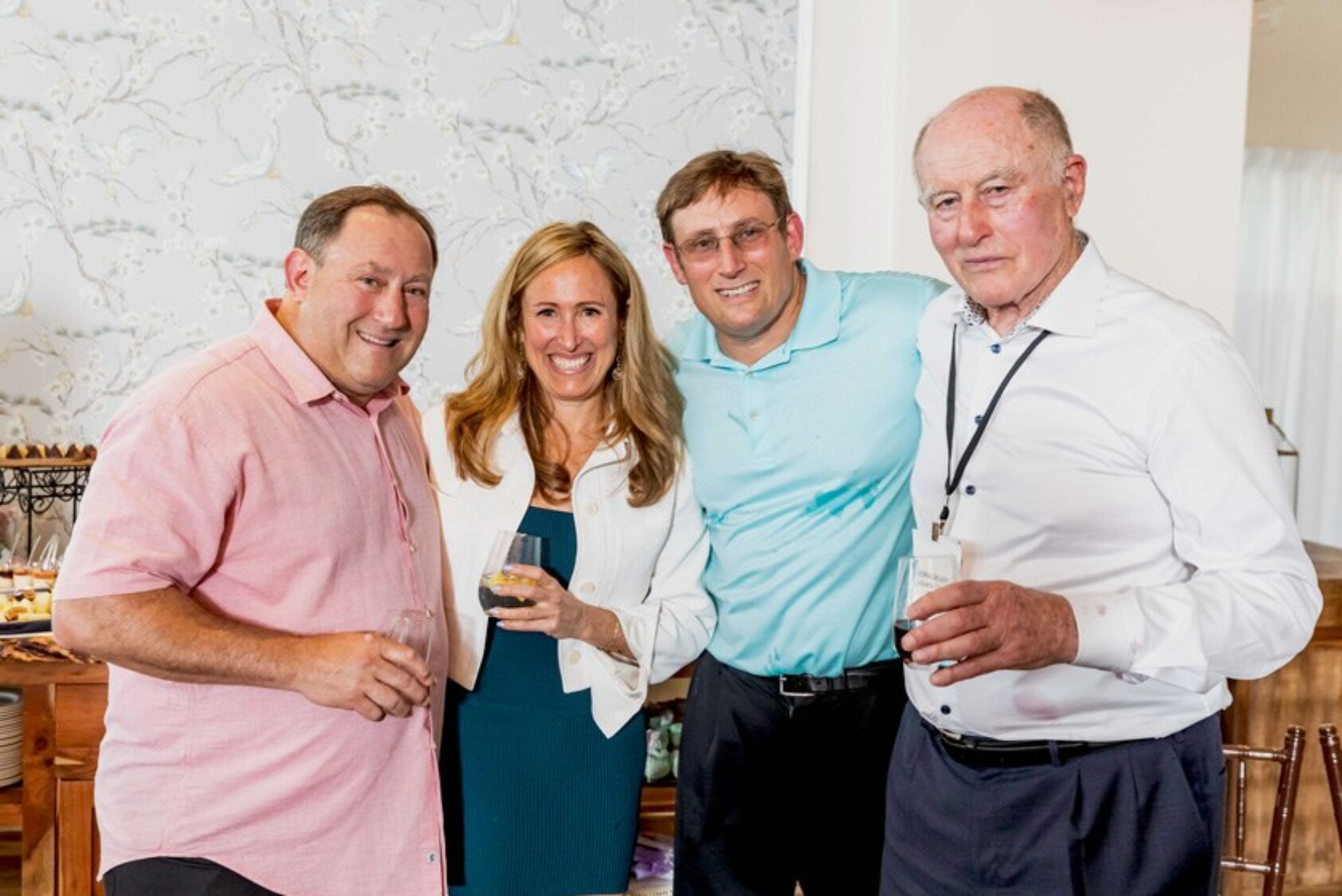 Summer Fancy Food Show party (L to R) Andy, Amy, Tom, and George Gellert
