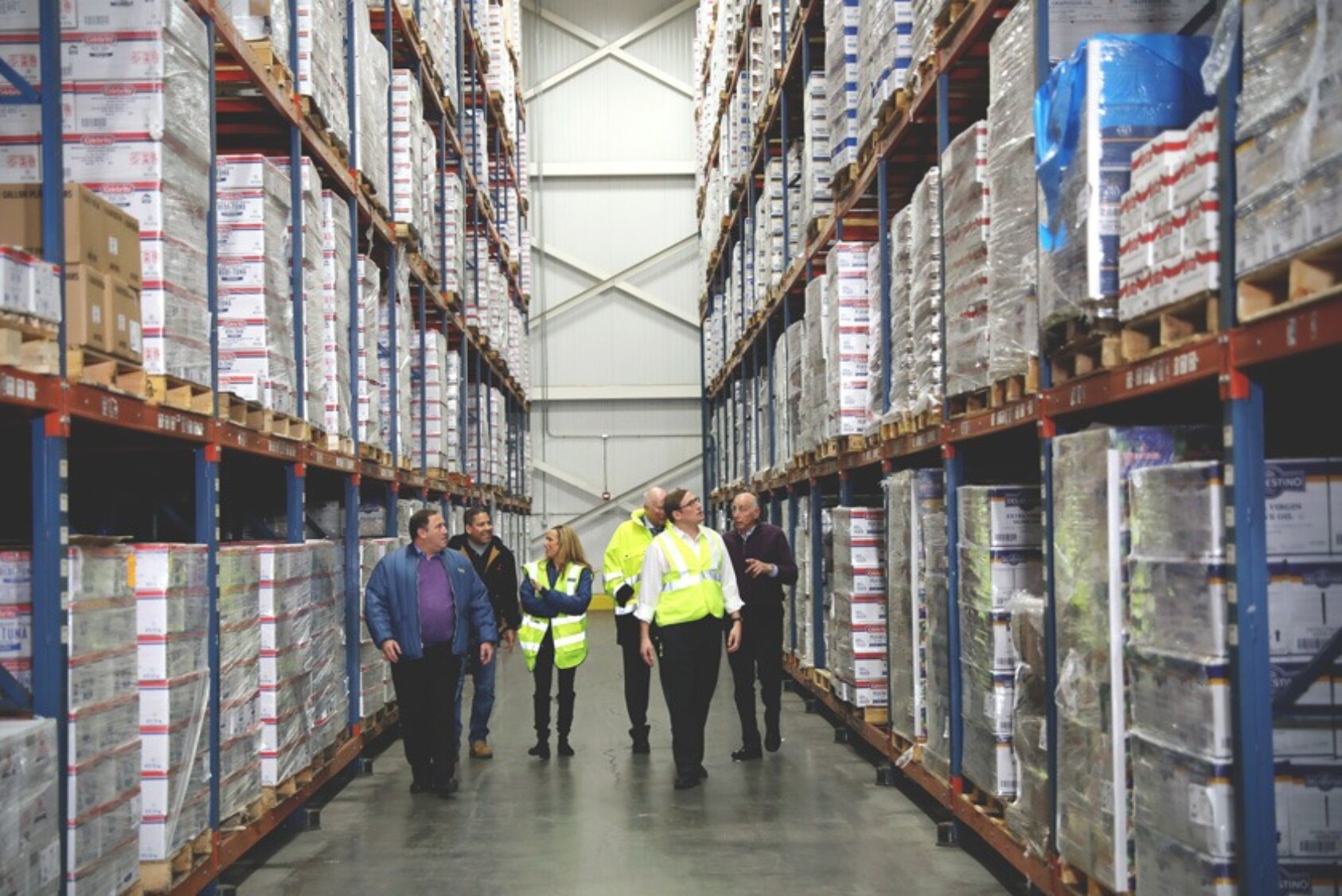 One of the Gellerts’ warehouses today