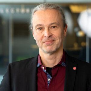 Thorsten Joachims Interim Dean, Cornell Bowers CIS in Gates Hall.