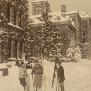 vintage winter campus desktop wallpaper preview