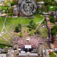 Aerial shot of Slope Day mobile background