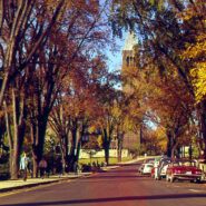 Central campus in the 1960s, later becoming Ho Plaza desktop background preview