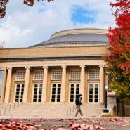 A beautiful fall day at Bailey Hall desktop background preview
