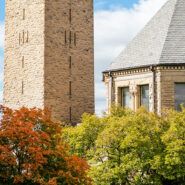 McGraw Tower and Uris Library desktop background preview